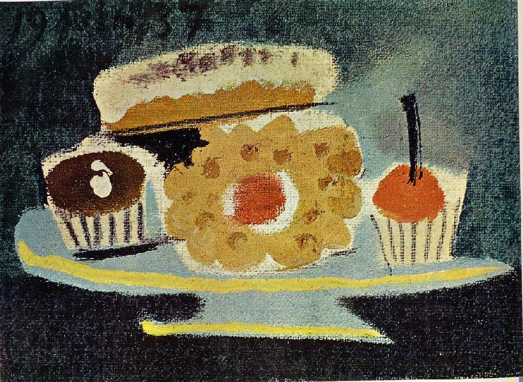 Pablo Picasso Untitled Still Life Food And Beverages Surrealism